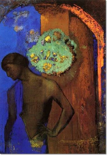 Odilon Redon, "Sankt Johannes (Den blå tunikan)"